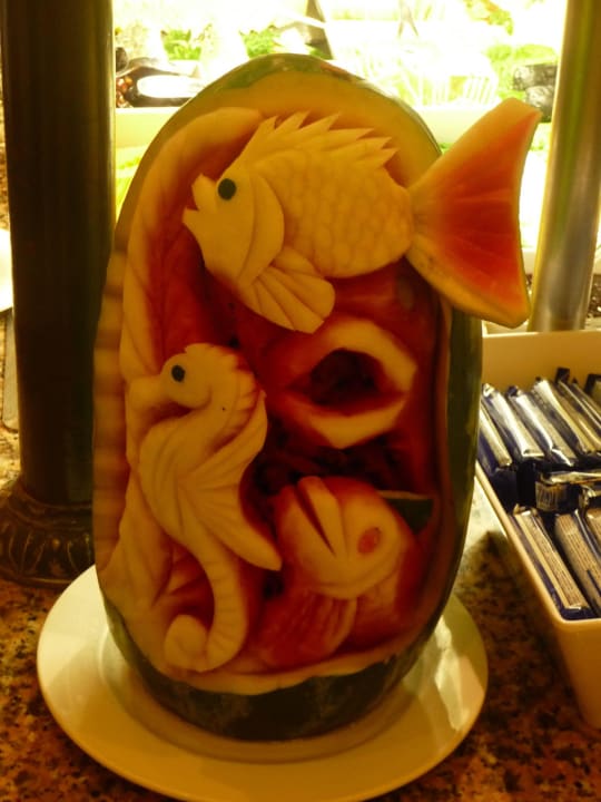 Obstschnitzerei Hotel Riu Tequila