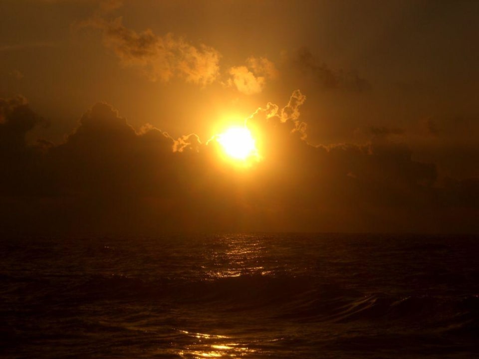 Sonnenaufgang am Hotelstrand Iberostar Waves Tucan