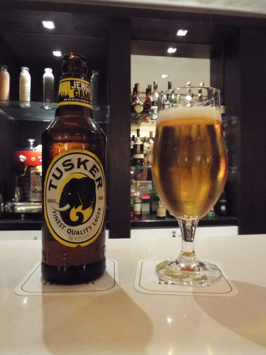 Typisches Kenianisches Bier Eka Hotel Nairobi