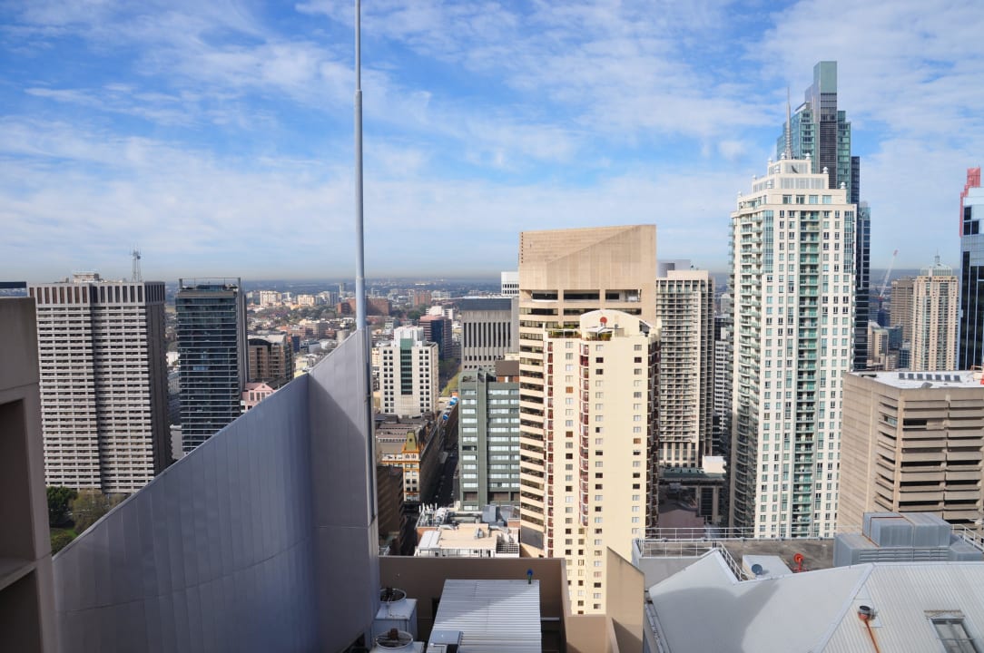 Blick über Sydney vom Hoteldach Hotel Park Regis City Centre