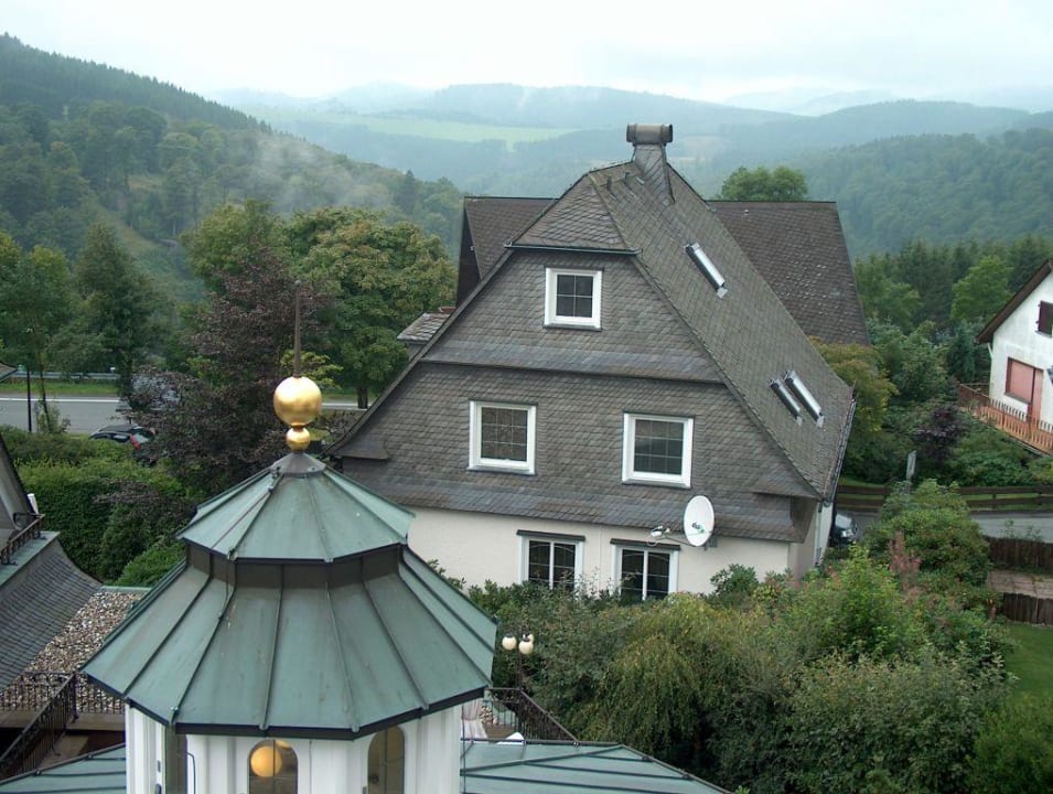 Blick aus dem Fenster Romantik Berghotel Astenkrone