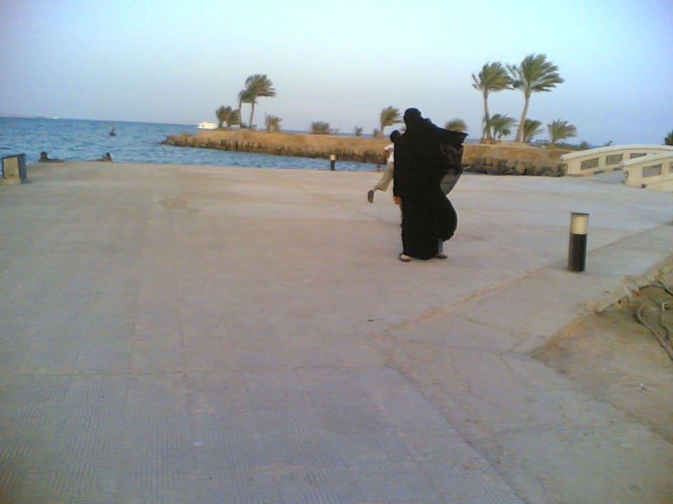 Strada per l'isolotto Continental Hotel Hurghada