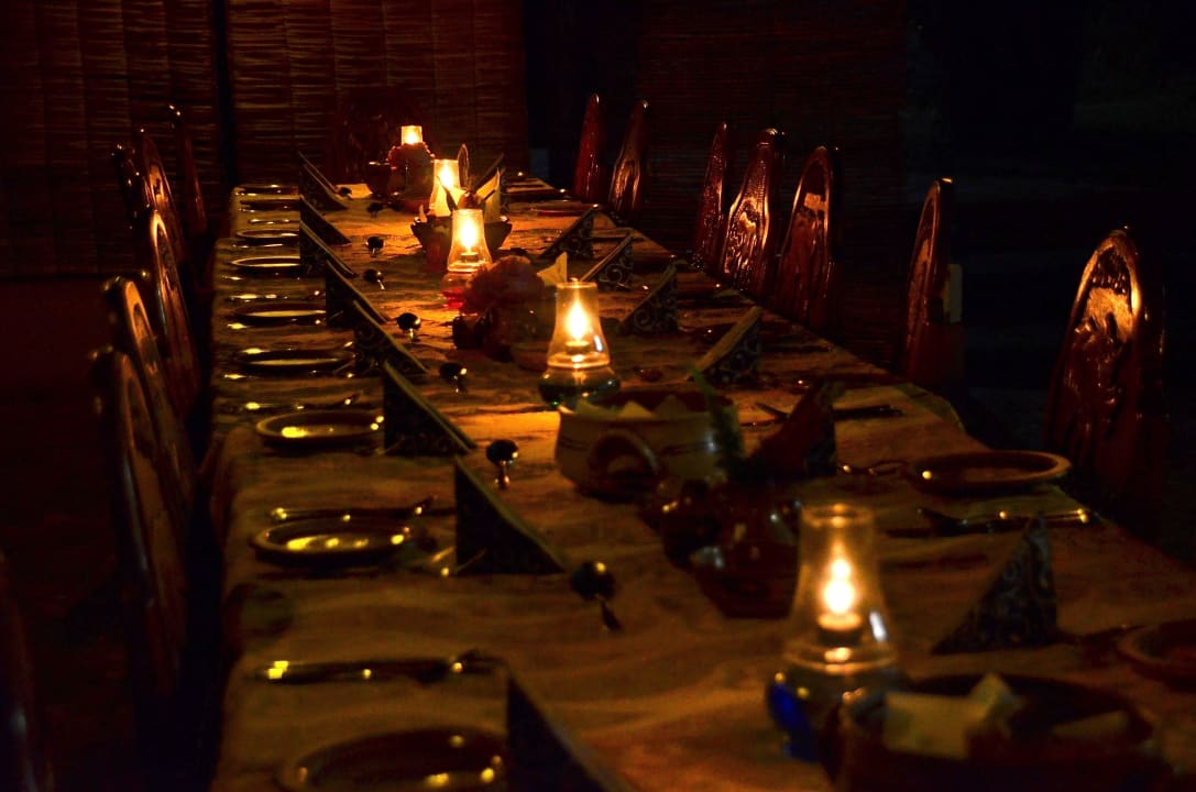 Group Dinner Table. n'Kwazi Lodge And Camping Site