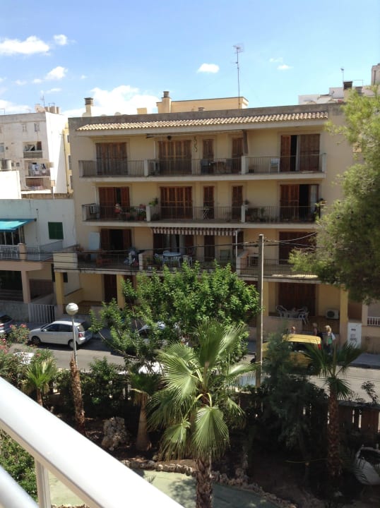 Ausblick vom Balkon Hotel HM Ayron Park