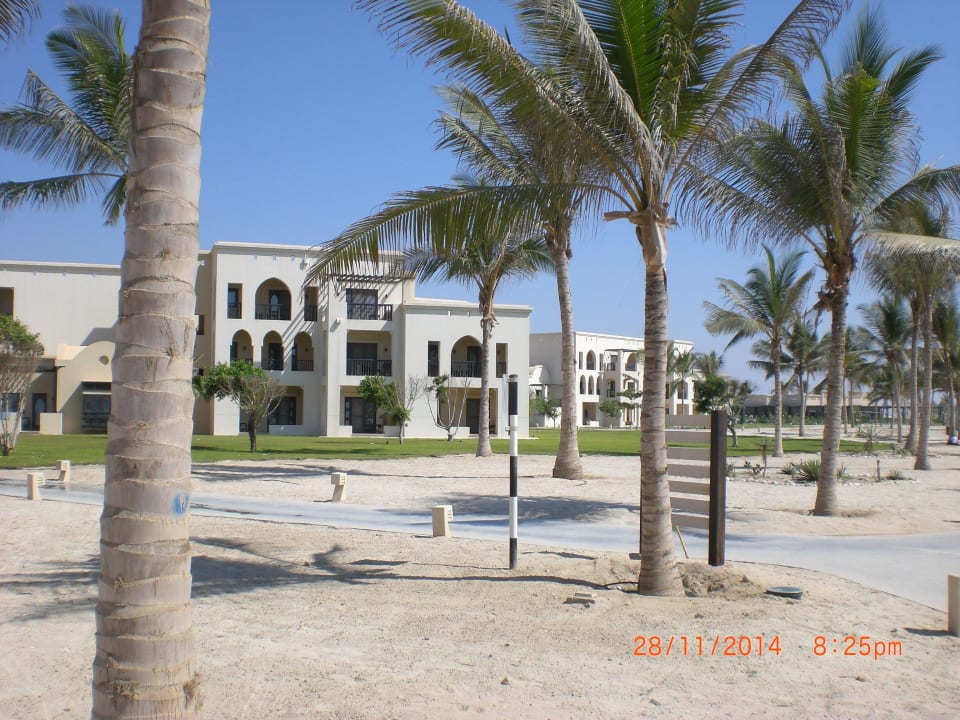 Gebäudetrakt Cluster 6 am Strand Salalah Rotana Resort