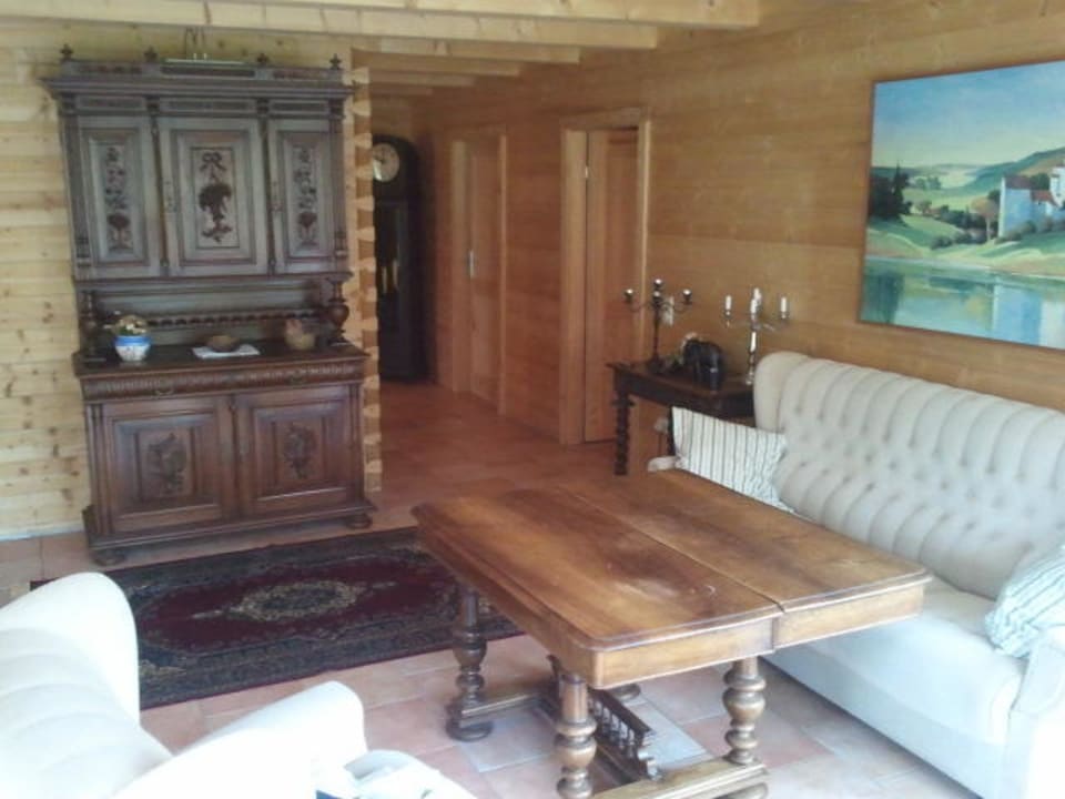 Wohnbereich im Erdgeschoß Villa Schweizerhaus