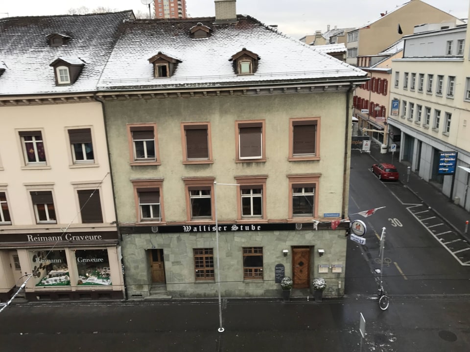 Ausblick aus dem 3.Stock Hotel Rheinfelderhof