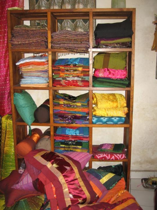 Schöne Textilien einkaufen Nusa Indah Bungalows & Villa