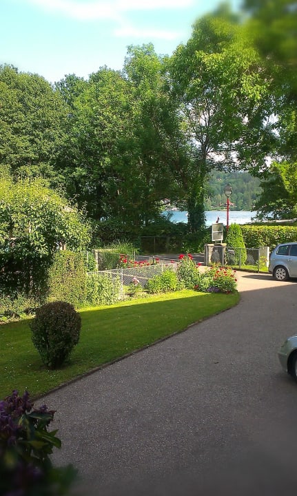 Blick von der Terrasse Strandpension Liane