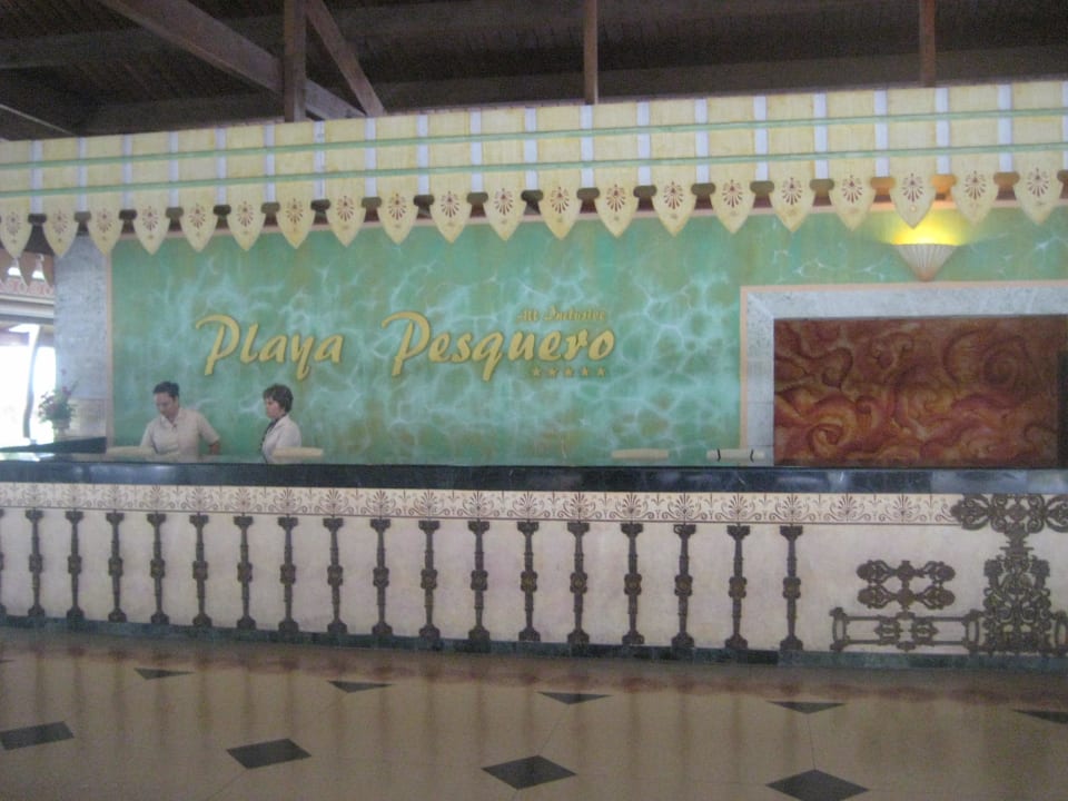 Rezeption Hotel Playa Pesquero