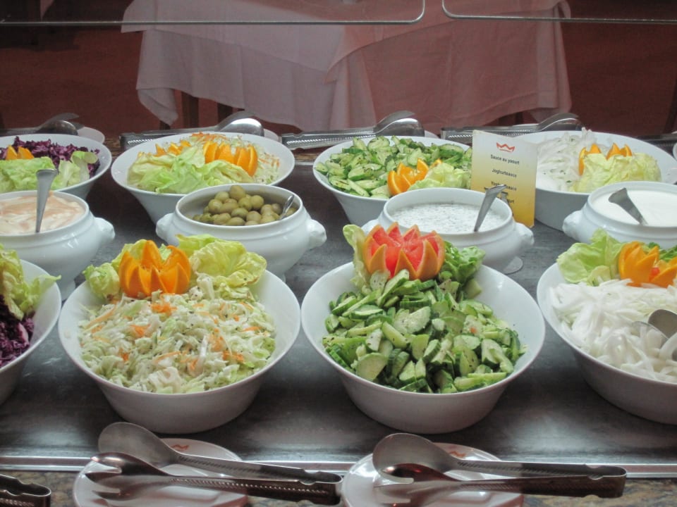Frische Salate jeden Tag Steigenberger Marhaba Thalasso Hammamet
