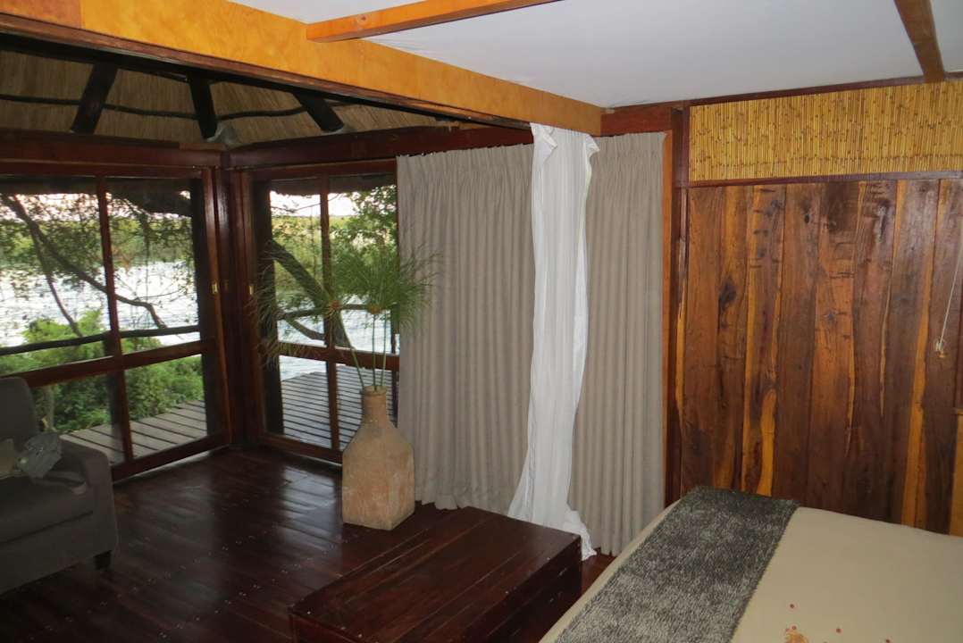 Wohn- und Schlafraum Hotel Impalila Island Lodge