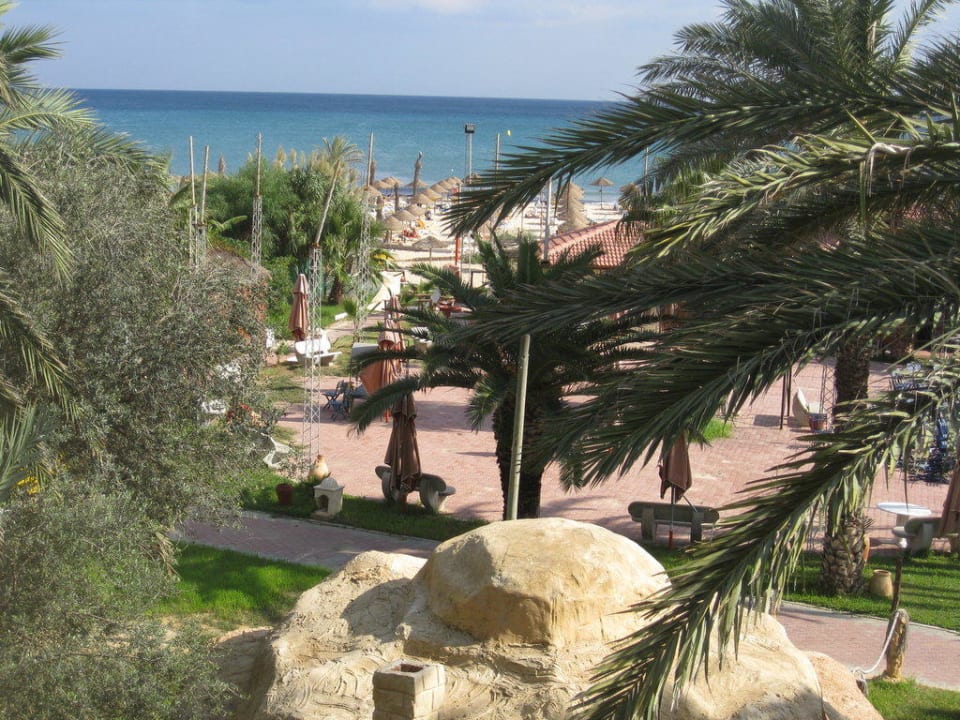 Blick zum Meer Hotel Paradis Palace