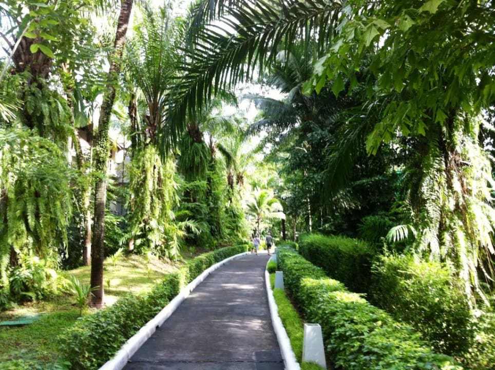 Weg zur Lobby Dusit Thani Krabi Beach Resort