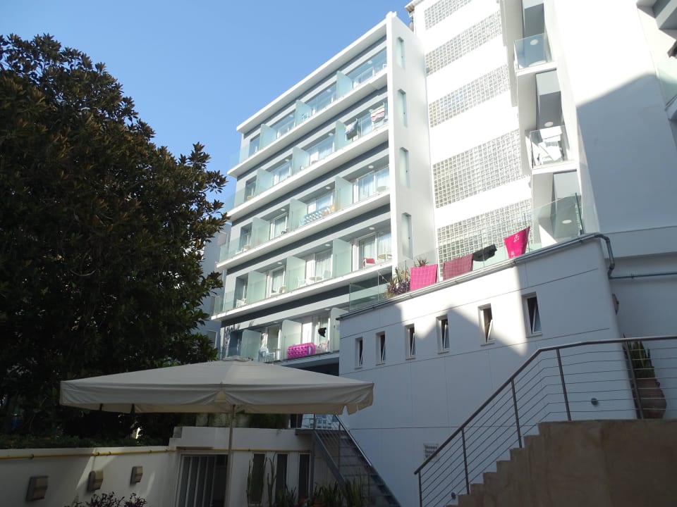 Vom Pool aus Ibiscus Hotel Rhodos