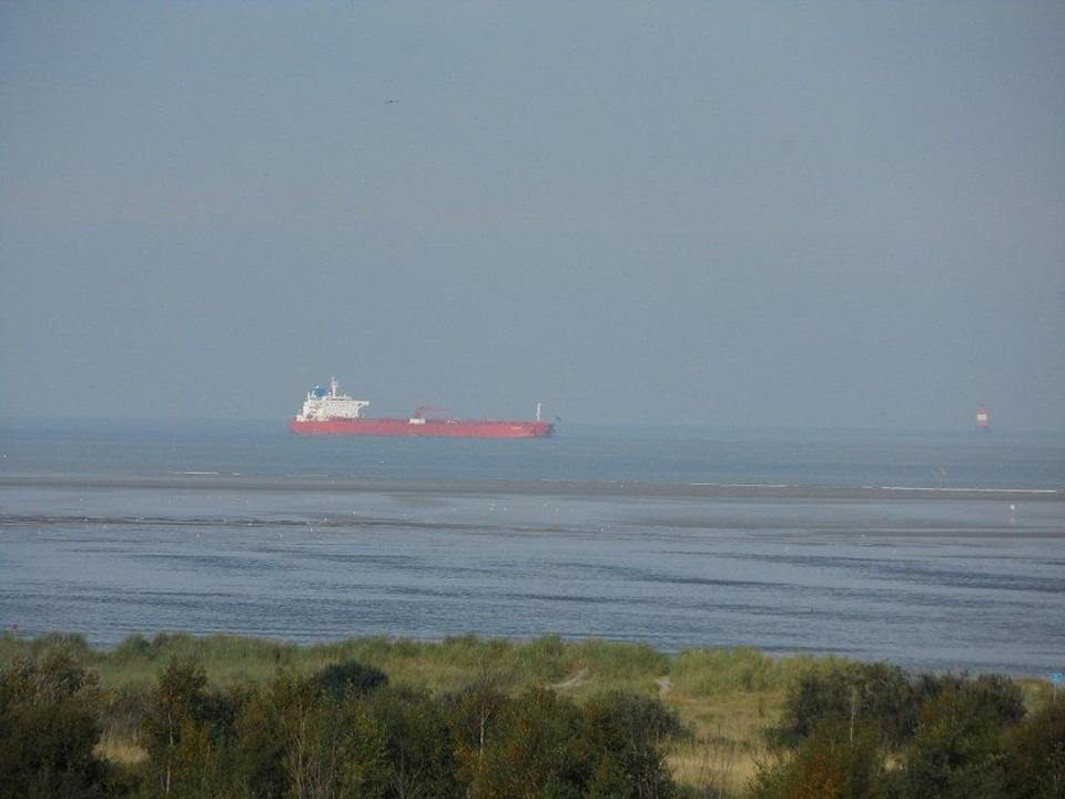Vom Balkon aufgenommen Upstalsboom Hotel am Strand