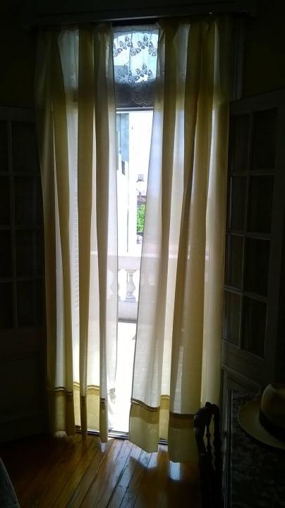 Blick auf Balkon Hotel Palacio