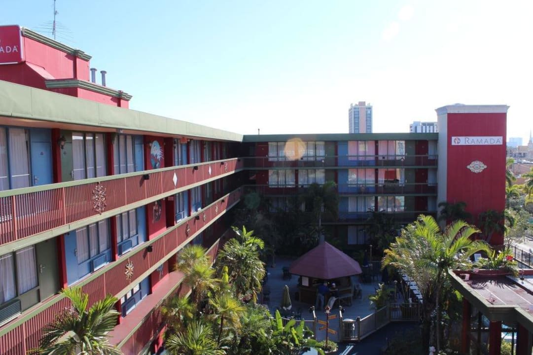 Ausblick vom Zimmer Ramada Downtown Hollywood  Hotel