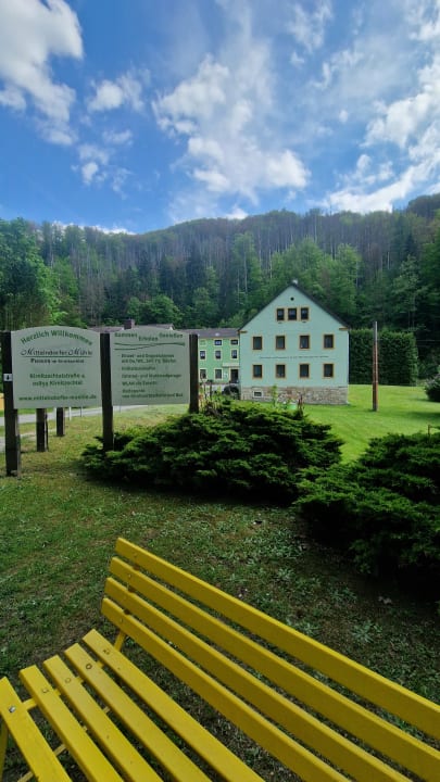 Außenansicht Pension Mittelndorfer Mühle