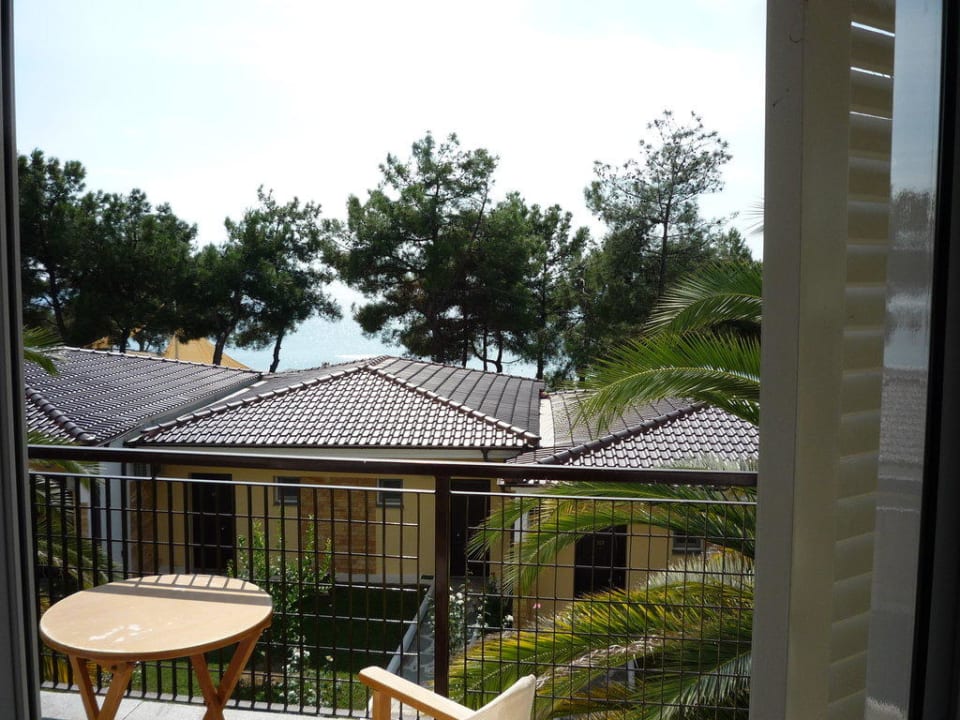 Vom Balkon aus Richtung Meer Alexandra Beach Thassos Spa Resort