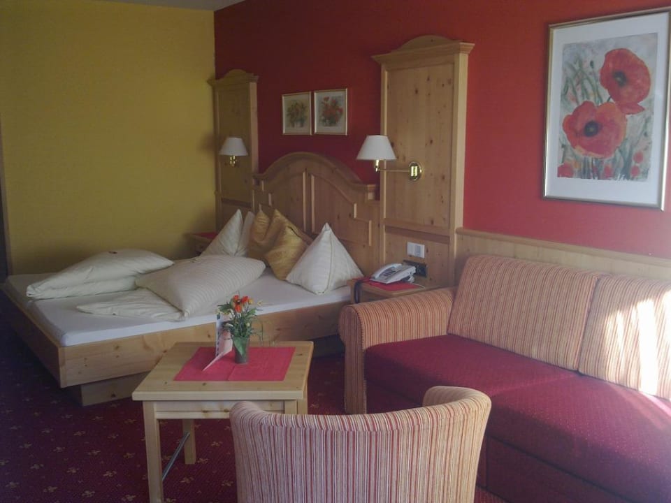 Im Schlösschen unser Zimmer Hotel Kohlerhof