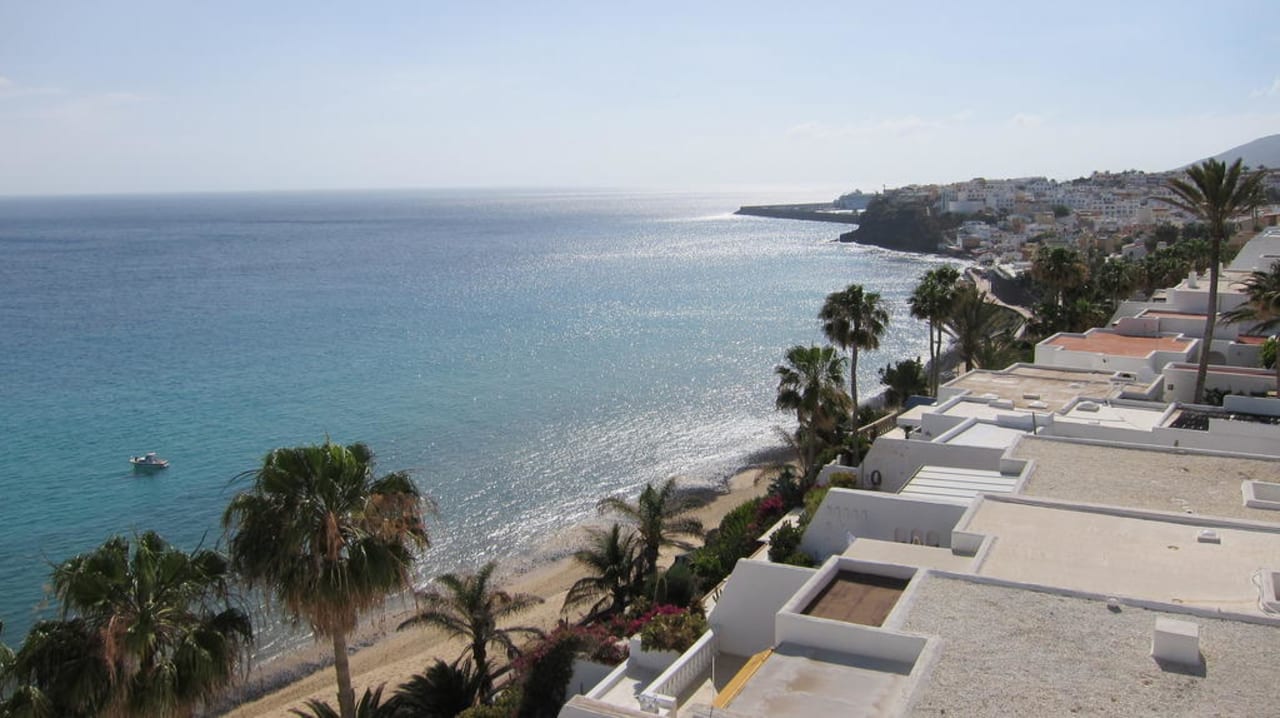 Blick nach Morro Jable  Hotel Riu Palace Jandia