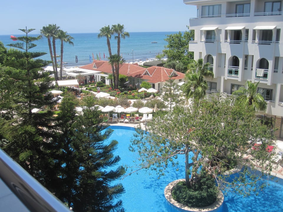 Ausblick vom Balkon Side Bay Hotel