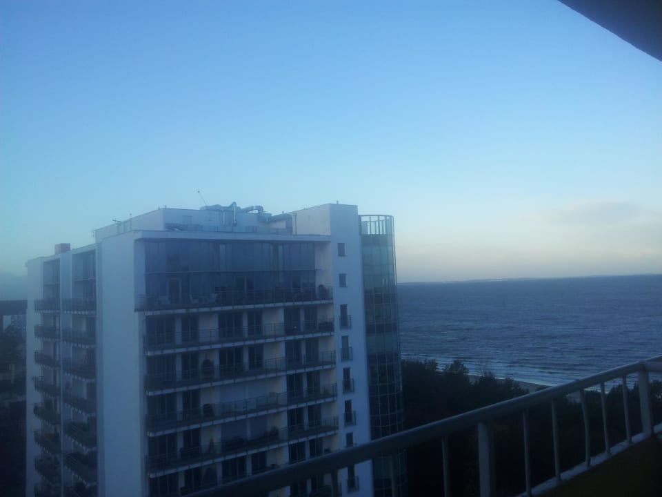 Blick aus dem Zimmer. Oberste Etage. Vestina Wellness & Spa Hotel