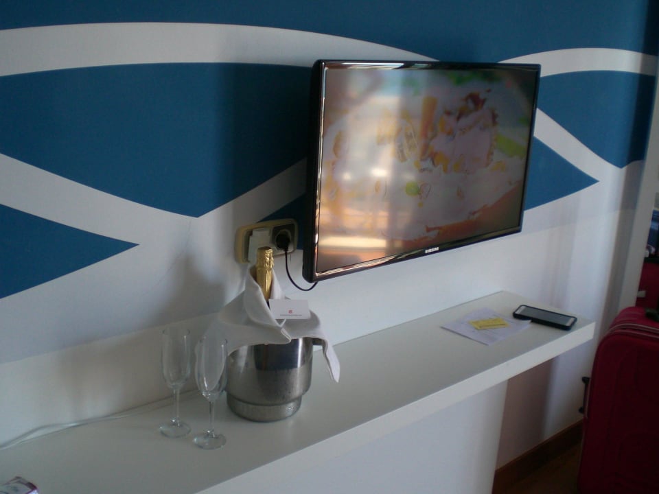 Begrüßung im Zimmer Hotel Clumba