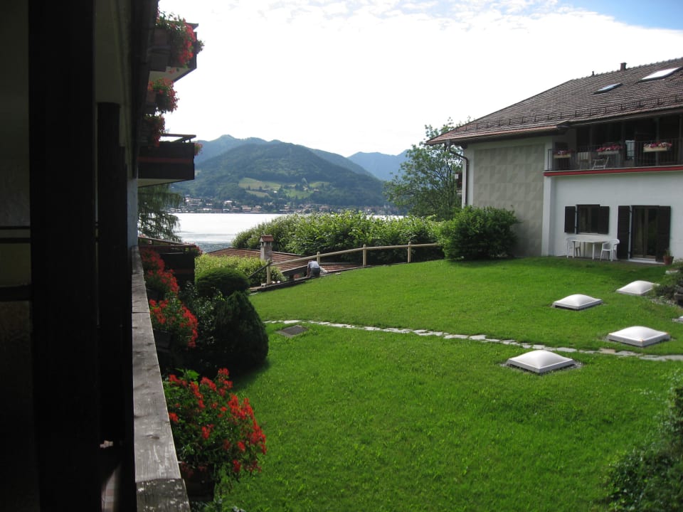 Seeblick vom Balkon Hotel Terrassenhof