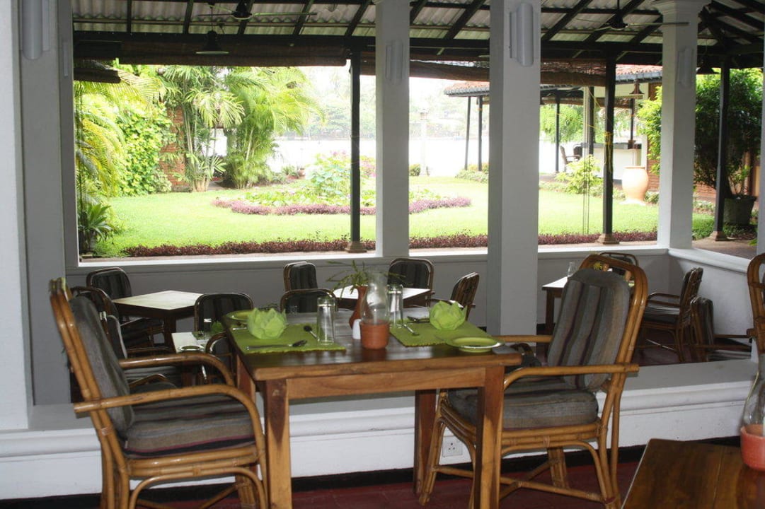 Blick vom Restaurant zum Bentotafluss Barberyn Sands Ayurveda Resort