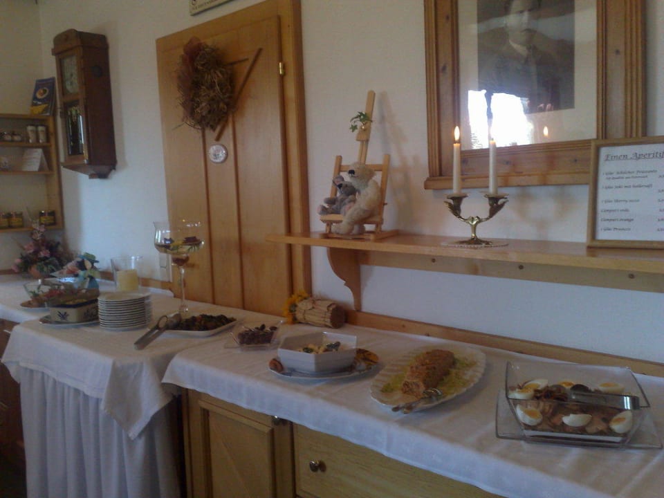 Vorspeisenbüffet Hotel Alpenrose