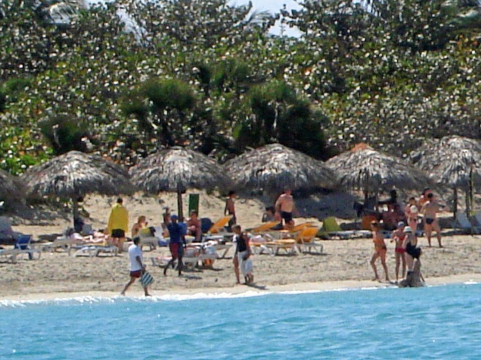 Strand vom Wasser aus Sol Hicacos Varadero