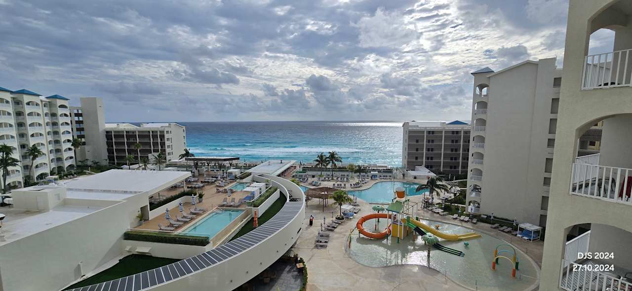 Ausblick Hilton Cancun Mar Caribe All-Inclusive Resort