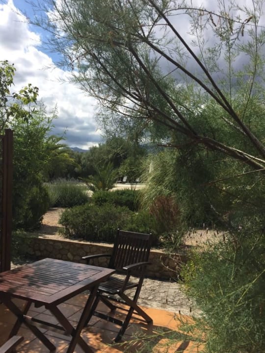 Blick auf Pool und Gebirge Villa Vegana