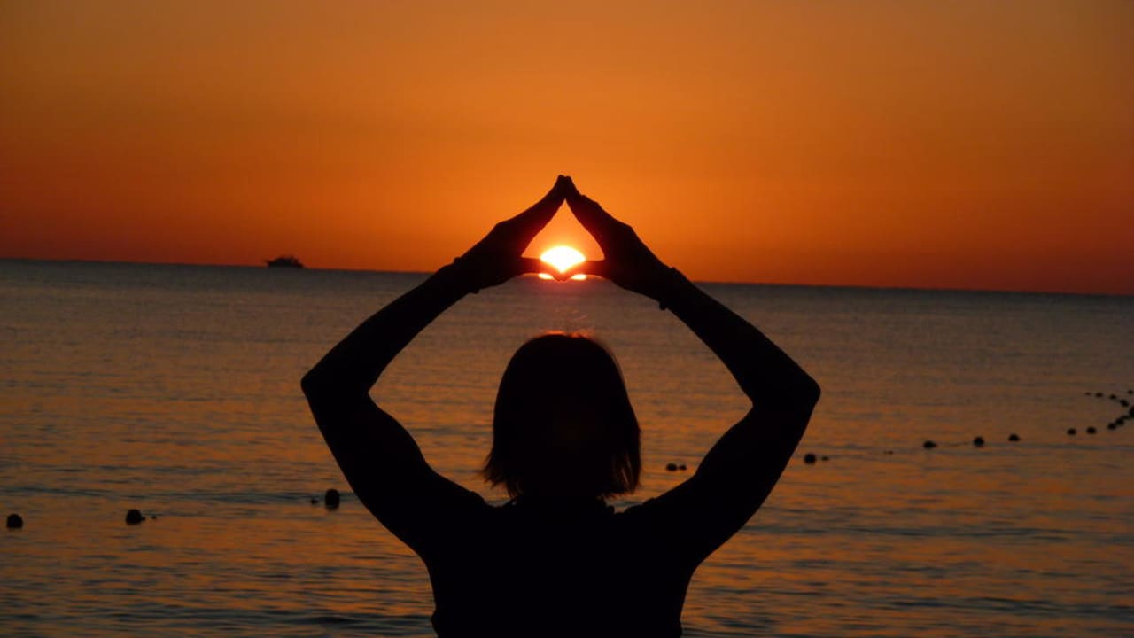 Sonnenaufgang vom Strand aus - Hotel Ghazala Beach Ghazala Beach