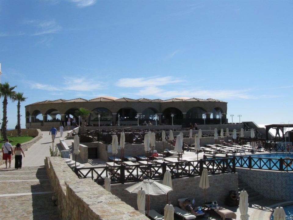 Blick von der Terrasse Hotel Kalithea Horizon Royal