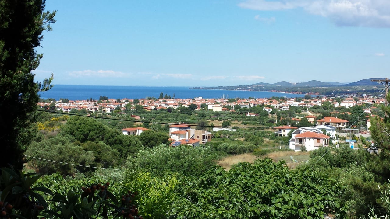 Unser Zimmerausblick Hotel Geranion Village