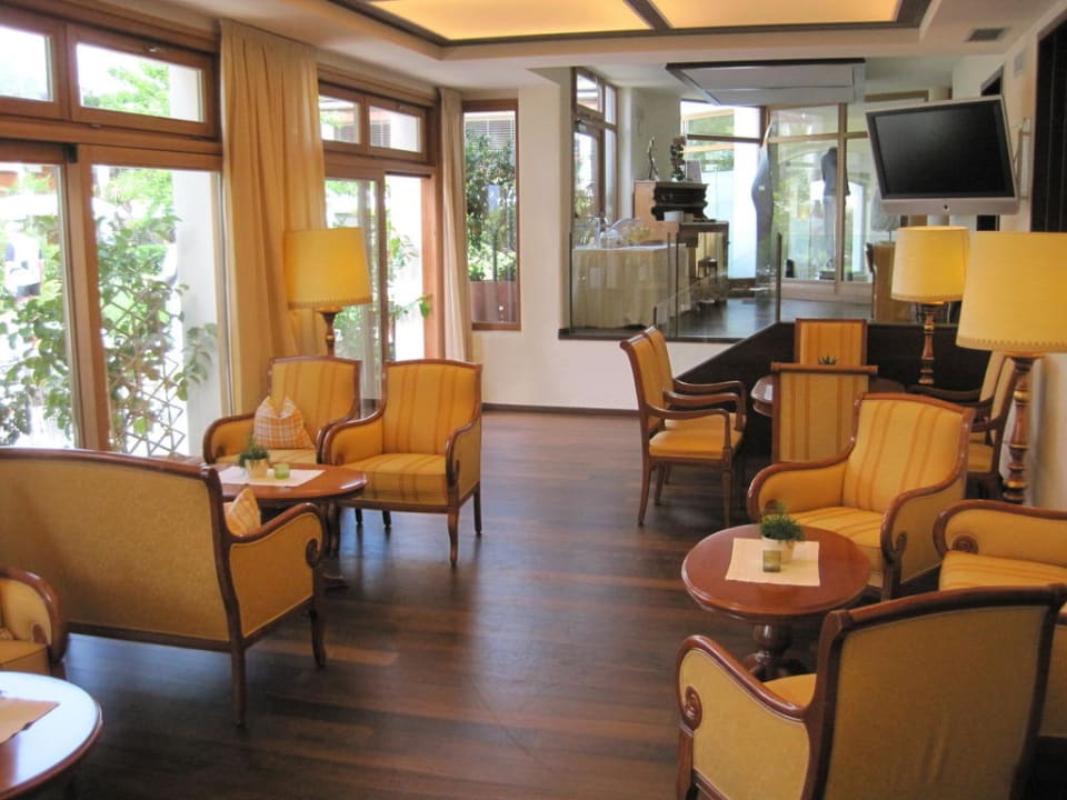 Sitzen drinnen (falls es regnet) Hotel Ansitz Plantiz