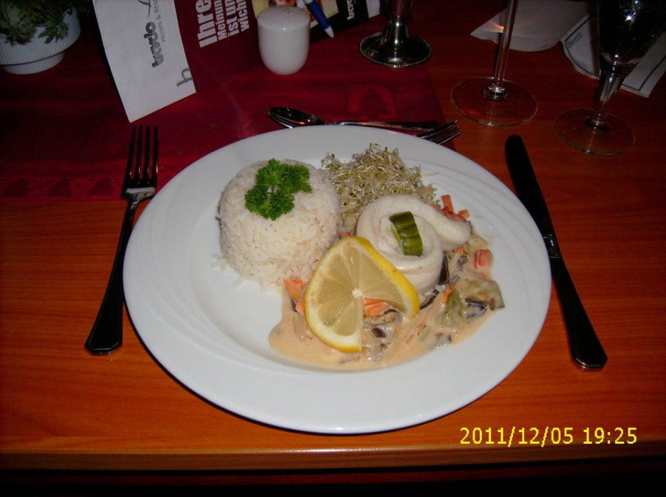 4 Gänge Menue-Hauptgang Edit Pension Rossau