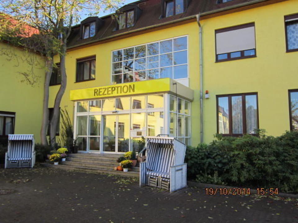 Eingang Seehotel Brandenburg a.d. Havel