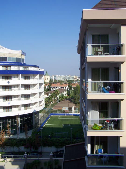 Ausblick von Zimmer 1301 Dizalya Palm Garden