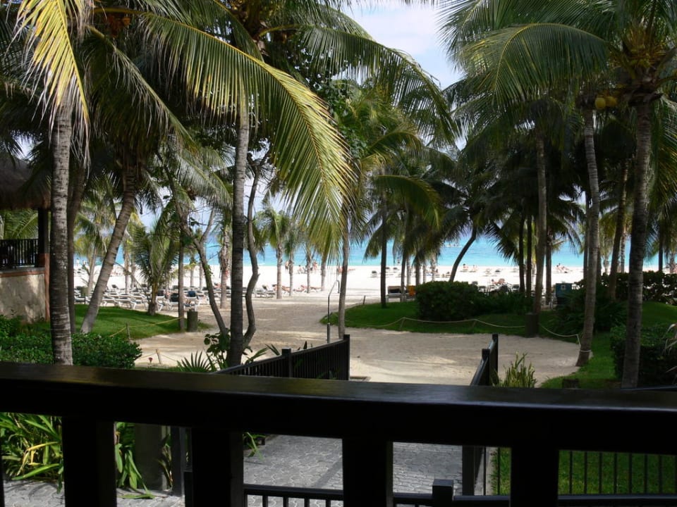 Blick vom Strandrestaurant Hotel Riu Tequila