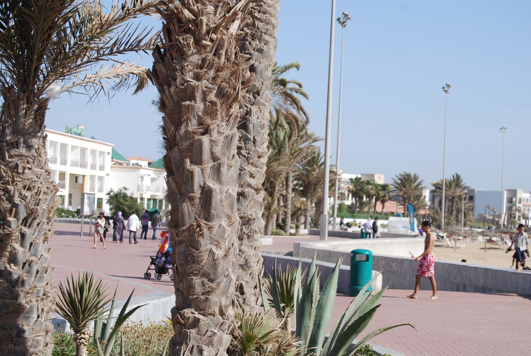 Blick vom Strand Agadir Beach Club Hotel