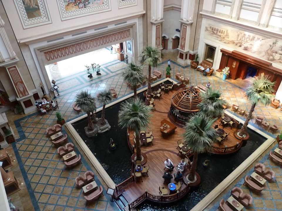 Lobby von oben Palm Royale Resort - Soma Bay