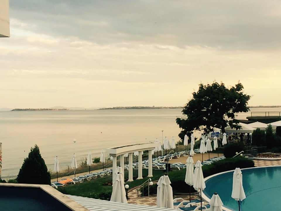 Blick vom Balkon  Hotel Sineva Beach