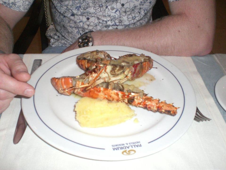 Languste im Gourmet-Restaurant Grand Palladium Select Bávaro Resort & Spa