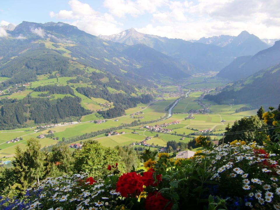 Blick vom Balkon Breierhof