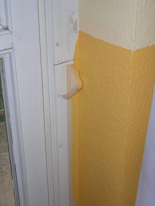 Spuren der Malerarbeiten Soibelmanns Hotel Weimar