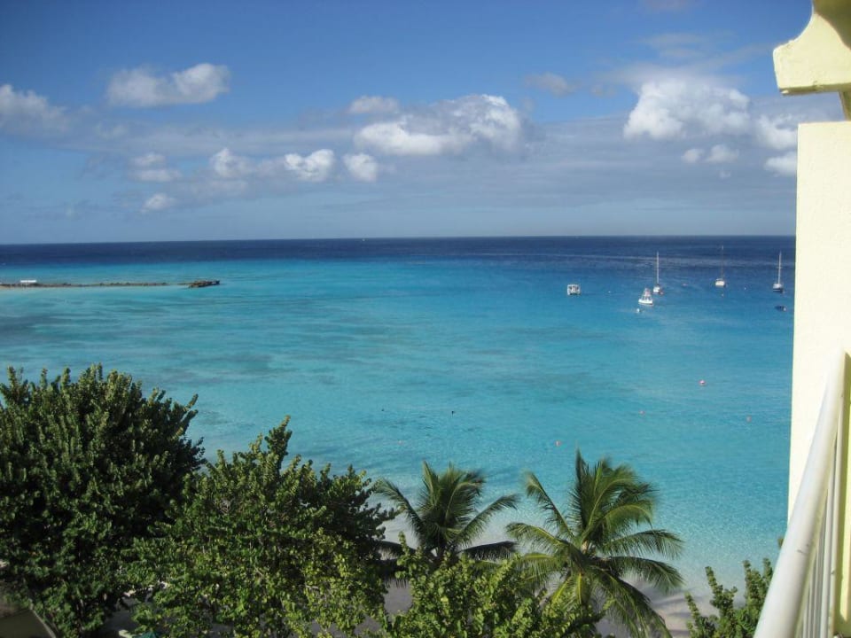 Blick vom Balkon Radisson Aquatica Resort Barbados
